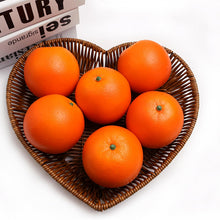 Load image into Gallery viewer, Babymoon | Set of 6 | Mix Simulation Fake Orange | Artificial Plastic Model | Ornament Decoration | Photography Props Basket Display Filler Vegetables