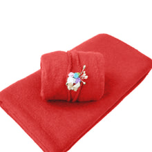 Load image into Gallery viewer, Babymoon Textured Stretchable Baby Photography Shoot Wrap Cloth With Hairband - Dark Peach