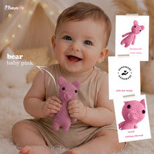 Load image into Gallery viewer, Babymoon Piggy (17 Cm) Handmade Knitted Stuffed Animal Baby Kids Photography Shoot Props Organic Toys