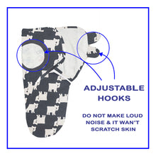 Load image into Gallery viewer, Babymoon Cotton Baby Swaddle | Wrapping Blanket | Baby Sleeping Wrap | New-Born Swaddle Wrap | 0-3Months | Polar Bear