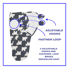 Load image into Gallery viewer, Babymoon Cotton Baby Swaddle | Wrapping Blanket | Baby Sleeping Wrap | New-Born Swaddle Wrap | 0-3Months | Polar Bear