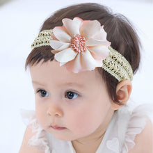 Load image into Gallery viewer, Babymoon | Set of 3 | Designer Princess Baby Girl’s Headbands | Hair Accessories | Pink | White | Blue