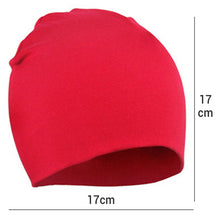 Load image into Gallery viewer, Babymoon Stretchable Pullover Baby Hat Caps | 3-12 Months | Red