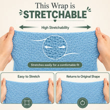 Load image into Gallery viewer, Babymoon Mohair Stretchble Baby Photography Shoot Wrap Cloth - Sky Blue