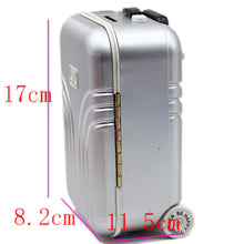 Load image into Gallery viewer, Babymoon Mini Travel Suitcase Baby Photography Props Luggage Box Accessories for Kids - Silver