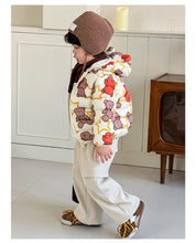 Load image into Gallery viewer, Babymoon Stylish Winter Baby Boys & Girls Jacket Kids Sweater Cardigan | Teddy Brown