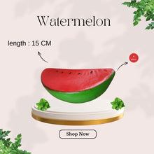 Load image into Gallery viewer, Babymoon | Set of 6 | Mix Simulation Fake Watermelon Slices | Artificial Plastic Model | Ornament Decoration | Photography Props Basket Display Filler Vegetables