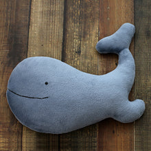 Load image into Gallery viewer, Babymoon Whale Posing Pillow | Photoshoot Prop | Posing Aids | Blue