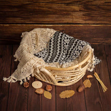Load image into Gallery viewer, Babymoon Rustic Cane Bamboo Infinity Basket | Wooden Properties | Baby Photography Props