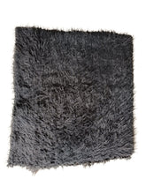 Load image into Gallery viewer, Babymoon Wool Fur Blanket Rugs Fur | 6*3 Feet | Dark Grey