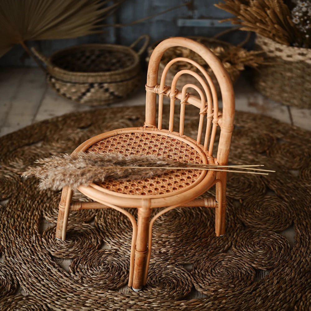 Babymoon Rustic Cane Chair Wooden Properties Baby Photography
