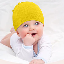 Load image into Gallery viewer, Babymoon Stretchable Pullover Baby Hat Caps | 3-12 Months | Yellow