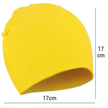Load image into Gallery viewer, Babymoon Stretchable Pullover Baby Hat Caps | 3-12 Months | Yellow