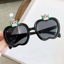 Load image into Gallery viewer, Babymoon Kids Apple Shaped Summer Sunglasses | Goggles | For Girls & Boys | Black