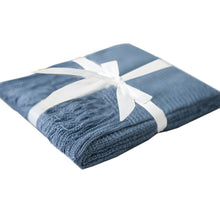 Load image into Gallery viewer, Babymoon Big Size Tassel Layer| Blanket Basket Filler | Baby Photography Props | Blue