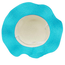 Load image into Gallery viewer, Babymoon Sunflower Baby Summer Kids Cap with String | 2-6 Years | Blue