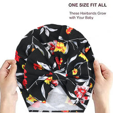 Load image into Gallery viewer, Babymoon Beanie Floral Bow Baby Boy's & Girl's Cap Kids | Toddler Infant Hat | Black