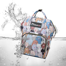 Load image into Gallery viewer, Babymoon Mother Diaper Bag Lightweight Multifunctional Travel Unisex Diaper Backpack - Multi Bear
