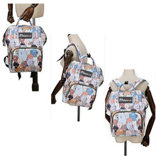 Load image into Gallery viewer, Babymoon Mother Diaper Bag Lightweight Multifunctional Travel Unisex Diaper Backpack - Multi Bear