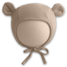 Load image into Gallery viewer, Babymoon Stretchable Bear Ears Baby Photography Cap Hat | NewBorn Photoshoot Props | Beige