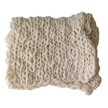 Load image into Gallery viewer, Babymoon | Handspun Layer | Basket Filler | Baby Photography Blanket | Beige