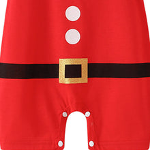 Load image into Gallery viewer, Babymoon Baby Christmas Romper | Baby Photoshoot Props Costumes | 9-12 months | Red