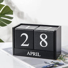 Load image into Gallery viewer, Babymoon Milestone Timeline Wooden Calendar Blocks | Add-ons | Baby Photoshoot Props | Black