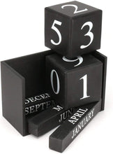 Load image into Gallery viewer, Babymoon Milestone Timeline Wooden Calendar Blocks | Add-ons | Baby Photoshoot Props | Black