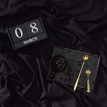 Load image into Gallery viewer, Babymoon Milestone Timeline Wooden Calendar Blocks | Add-ons | Baby Photoshoot Props | Black