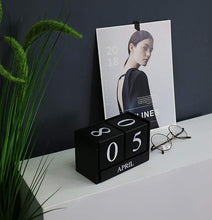 Load image into Gallery viewer, Babymoon Milestone Timeline Wooden Calendar Blocks | Add-ons | Baby Photoshoot Props | Black