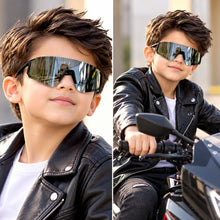 Load image into Gallery viewer, Babymoon Stylish Boys Girls Sports Kids Sunglasses Goggles with Case | Black