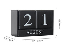 Load image into Gallery viewer, Babymoon Milestone Timeline Wooden Calendar Blocks | Add-ons | Baby Photoshoot Props | Black