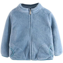 Load image into Gallery viewer, Babymoon Winter Baby Boys & Girls Sweater Kids Jacket Zipper Cardigan | Skyblue