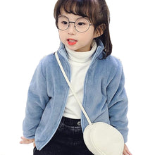 Load image into Gallery viewer, Babymoon Winter Baby Boys & Girls Sweater Kids Jacket Zipper Cardigan | Skyblue