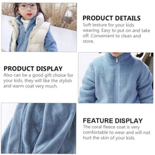 Load image into Gallery viewer, Babymoon Winter Baby Boys & Girls Sweater Kids Jacket Zipper Cardigan | Skyblue