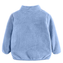 Load image into Gallery viewer, Babymoon Winter Baby Boys & Girls Sweater Kids Jacket Zipper Cardigan | Skyblue