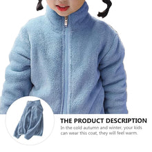 Load image into Gallery viewer, Babymoon Winter Baby Boys & Girls Sweater Kids Jacket Zipper Cardigan | Skyblue