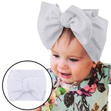 Load image into Gallery viewer, Babymoon Kids Girls Textured Bow Hairband | Baby Headband | Hair Accessories