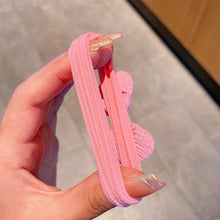 Load image into Gallery viewer, Babymoon Set of 6 | Baby Girl’s Ponytail Pastel Bow Kids Hairband Rings | Fashion Hair Accessories