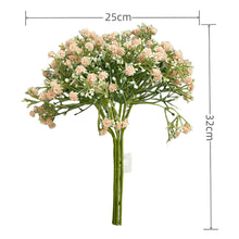 Load image into Gallery viewer, Babymoon Artificial Flowers Bunch | Baby Breath Gypsophila | 7 Head | Home Decoration | Baby Photoshoot Props | Gift Set | Brown
