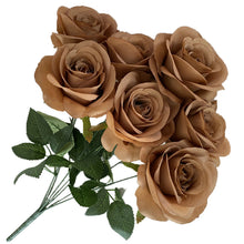 Load image into Gallery viewer, Babymoon Artificial Flowers Bunch | Curled Roses | 7 Head | Home Decoration | Baby Photoshoot Props | Gift Set | Pink