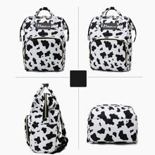 Load image into Gallery viewer, Babymoon Mother Diaper Bag Lightweight Multifunctional Travel Unisex Diaper Backpack - Black n White
