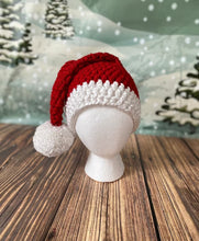 Load image into Gallery viewer, Babymoon Christmas Cap Newborn Photography Crochet Outfit Costume - Red