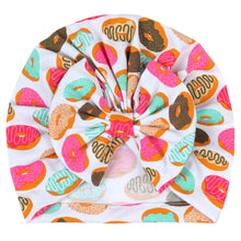 Load image into Gallery viewer, Babymoon Beanie Floral Bow Baby Boy's & Girl's Cap Kids | Toddler Infant Hat | White