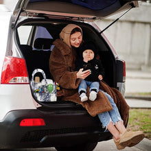 Load image into Gallery viewer, Babymoon Baby Products Caddy Diaper Organiser Bag | Multifunctional Travel Diaper Backpack Baby Wipes Felt Storage, Nursery, Foldable and Portable