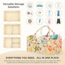 Load image into Gallery viewer, Babymoon Baby Products Caddy Diaper Organiser Bag | Multifunctional Travel Diaper Backpack Baby Wipes Felt Storage, Nursery, Foldable and Portable