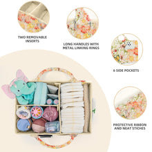 Load image into Gallery viewer, Babymoon Baby Products Caddy Diaper Organiser Bag | Multifunctional Travel Diaper Backpack Baby Wipes Felt Storage, Nursery, Foldable and Portable