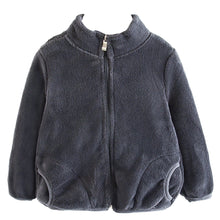 Load image into Gallery viewer, Babymoon Winter Baby Boys & Girls Sweater Kids Jacket Zipper Cardigan | Grey