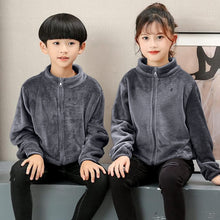 Load image into Gallery viewer, Babymoon Winter Baby Boys & Girls Sweater Kids Jacket Zipper Cardigan | Grey