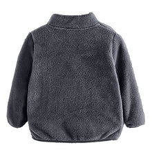 Load image into Gallery viewer, Babymoon Winter Baby Boys & Girls Sweater Kids Jacket Zipper Cardigan | Grey